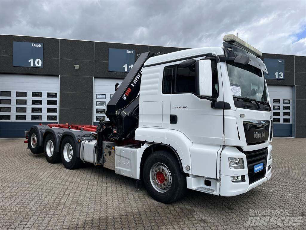 MAN TGS 35.500 8x4 Chariots à câble démontable