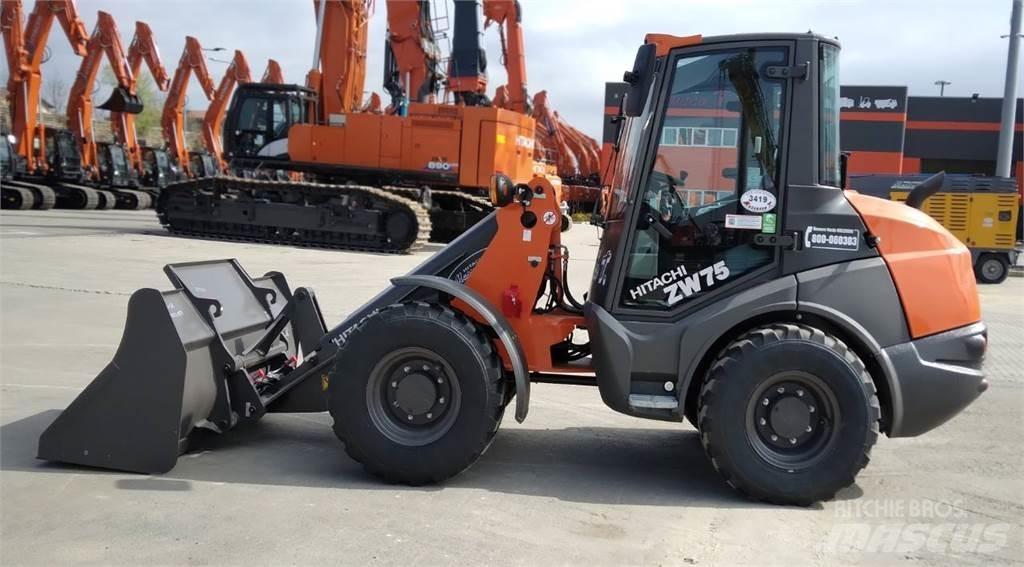 Hitachi ZW75 – 6C Chargeuse sur pneus