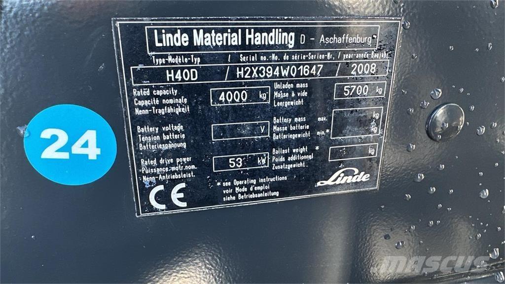 Linde H40D Chariots diesel