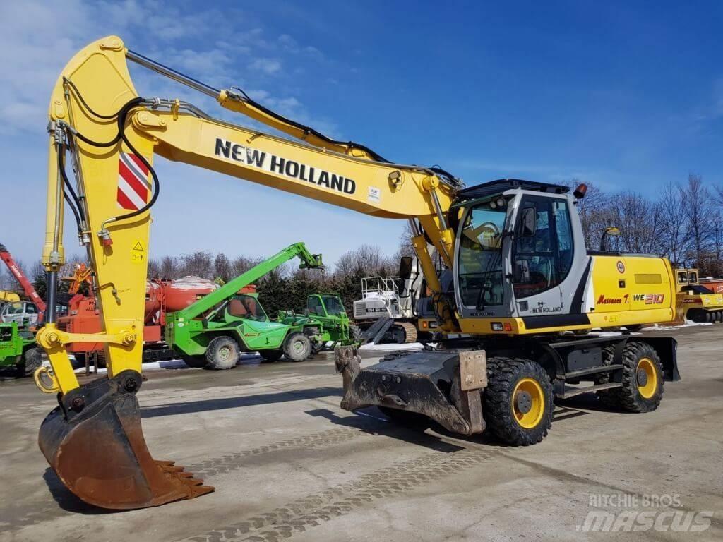 New Holland WE210 Pelle sur pneus