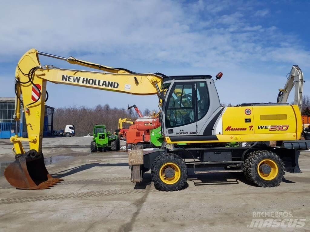 New Holland WE210 Pelle sur pneus
