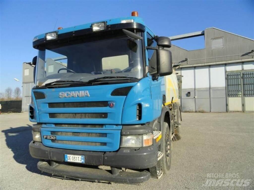 Scania P 230 Bucher Camion balayeur