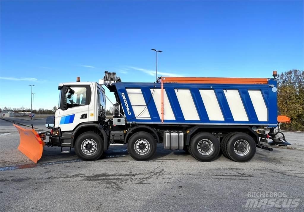 Scania P500 XT 8X4 Chasse neige