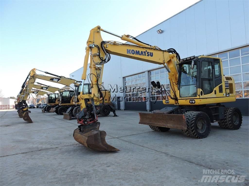 Komatsu PW148 Pelle sur pneus