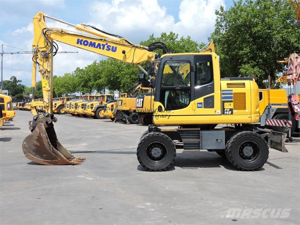Komatsu PW148 Pelle sur pneus