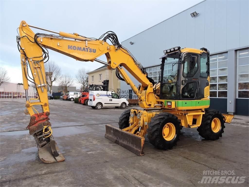 Komatsu PW98 Pelle sur pneus