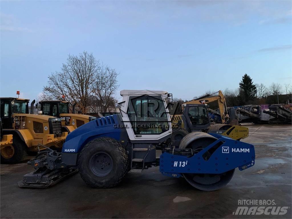 Hamm H 13i + Platten Rouleaux monocylindre