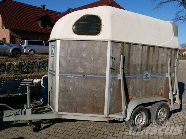  Holz Poly 2 Pferde Remorque bétaillère