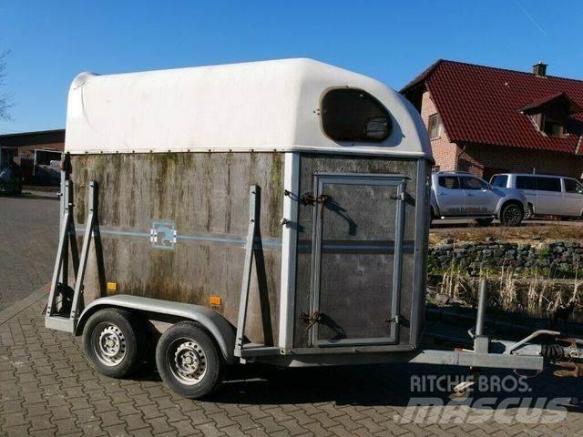 Holz Poly 2 Pferde Remorque bétaillère