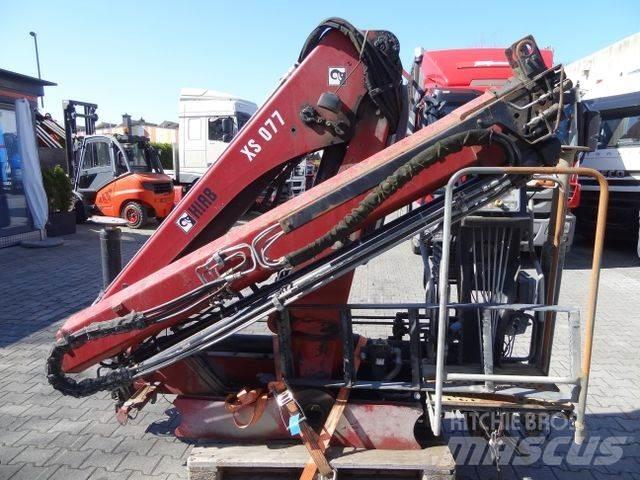  Kran Hiab 077-2 Camion plateau ridelle avec grue