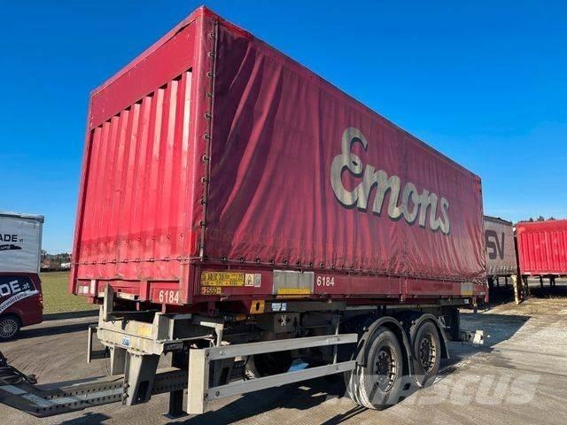 Krone 7,45 Edscha Camion à rideaux coulissants (PLSC)