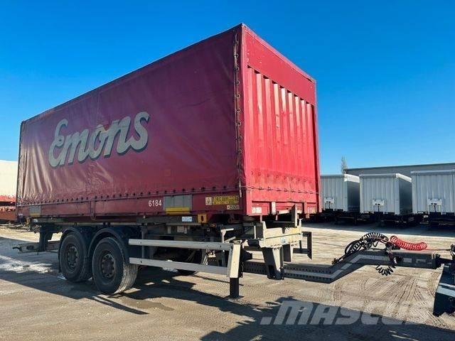 Krone 7,45 Edscha Camion à rideaux coulissants (PLSC)