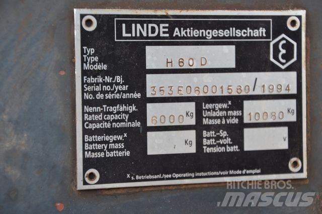 Linde H60D / Duplex Chariots diesel