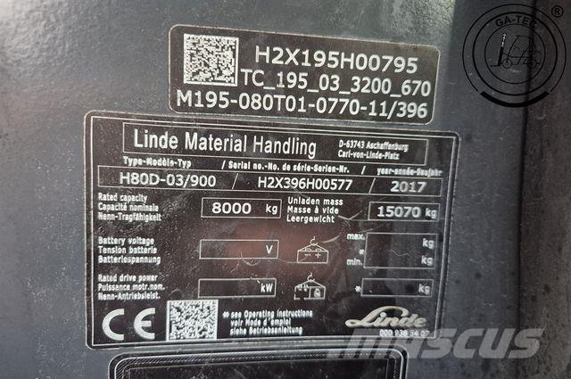 Linde H80D-03/900 Chariots diesel