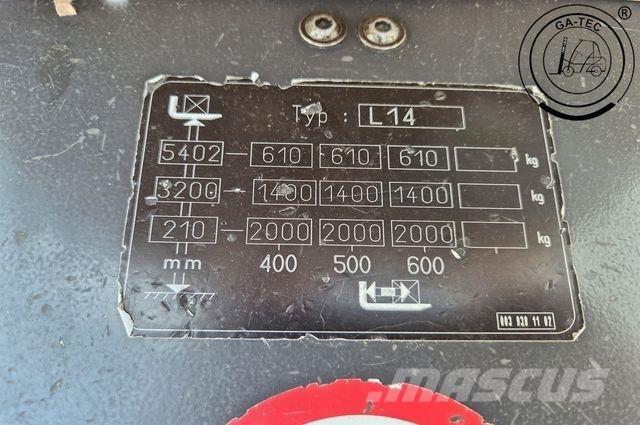 Linde L14i Préparateur de commande haute levée