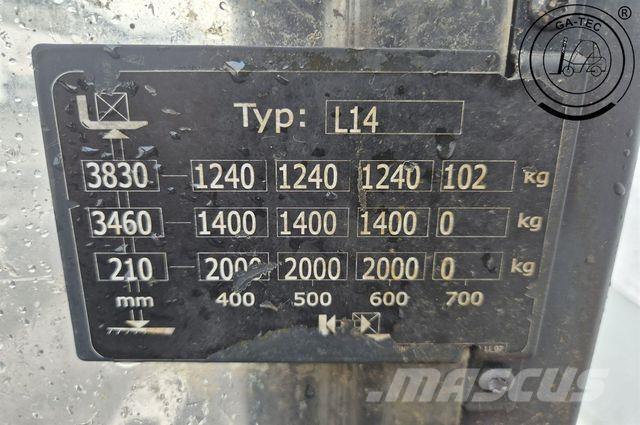 Linde L14i Préparateur de commande haute levée
