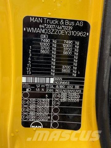 MAN TGL 8.180 BB Camion plateau