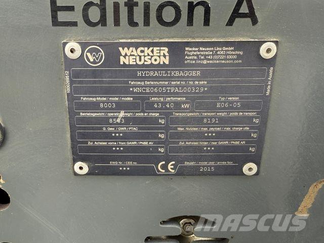 Wacker 8003 Mini pelle < 7t