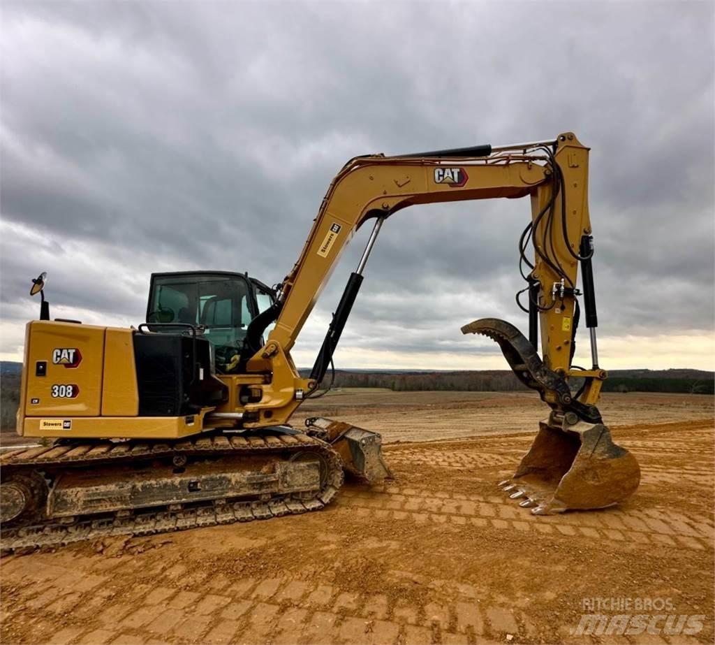 CAT 308CR Pelle sur chenilles