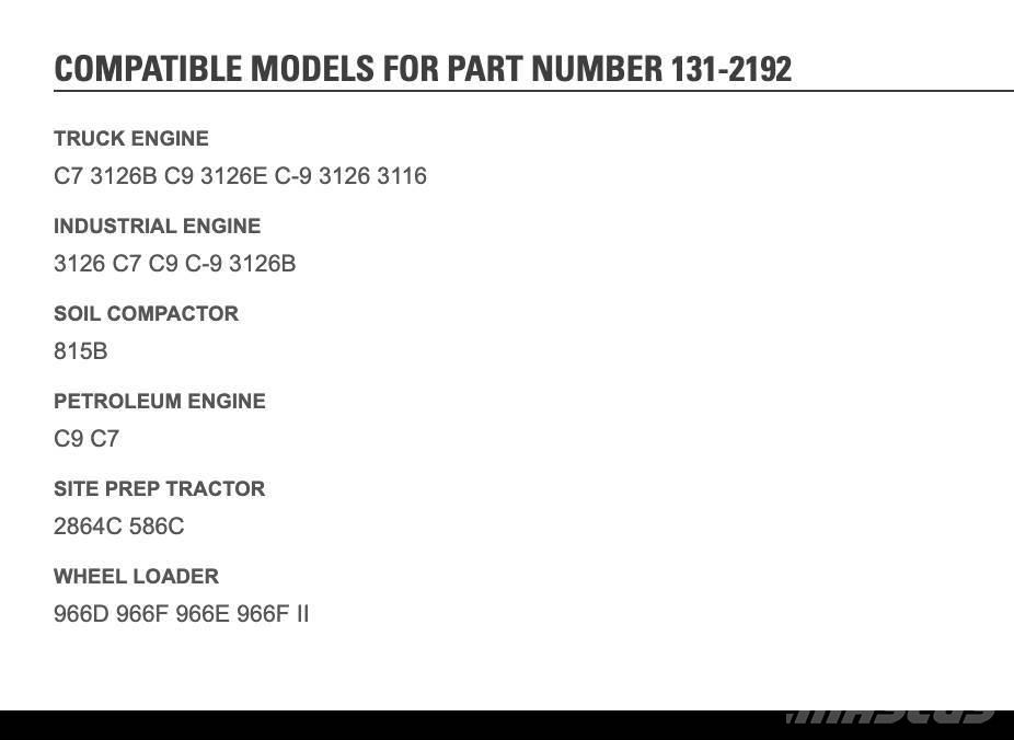 CAT C7 Moteur