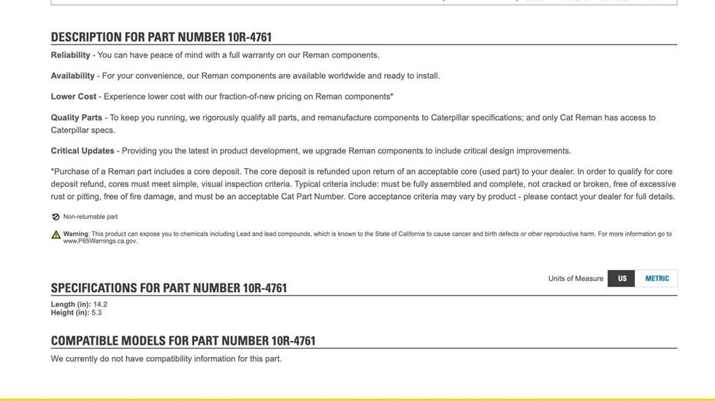 CAT C7 Transport - Autres
