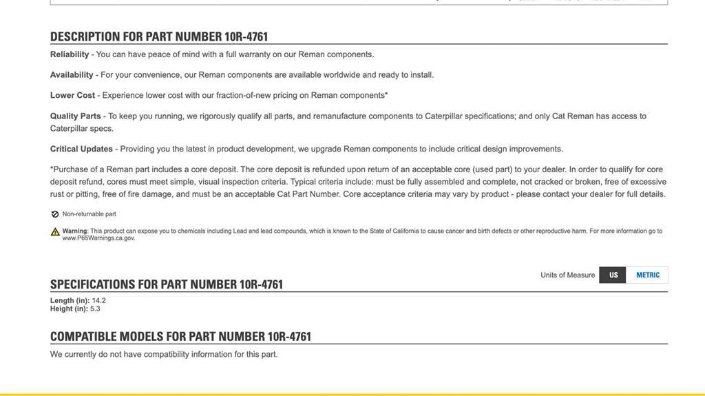 CAT C7 Transport - Autres