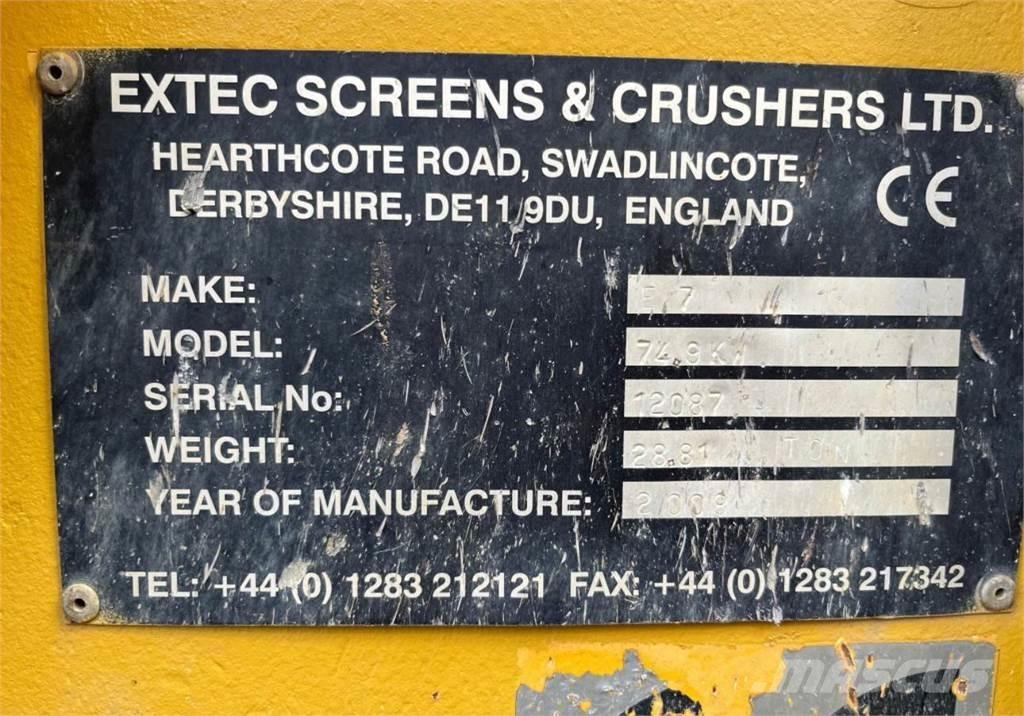 Extec E-7 Crible