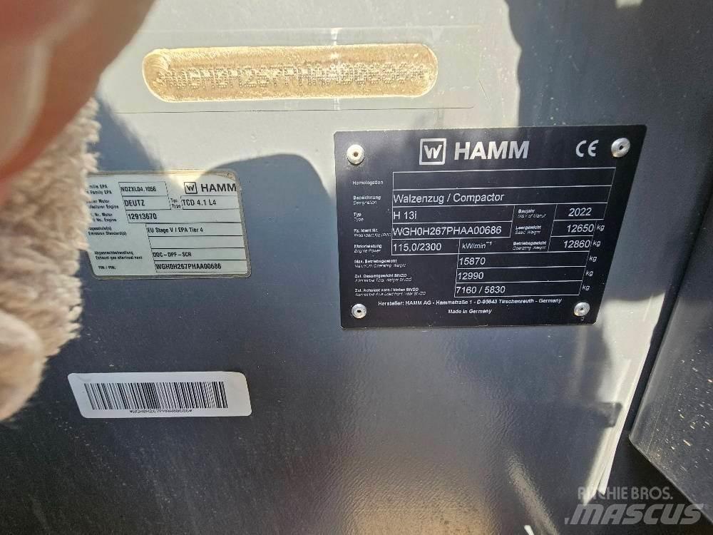 Hamm H13I Rouleaux monocylindre