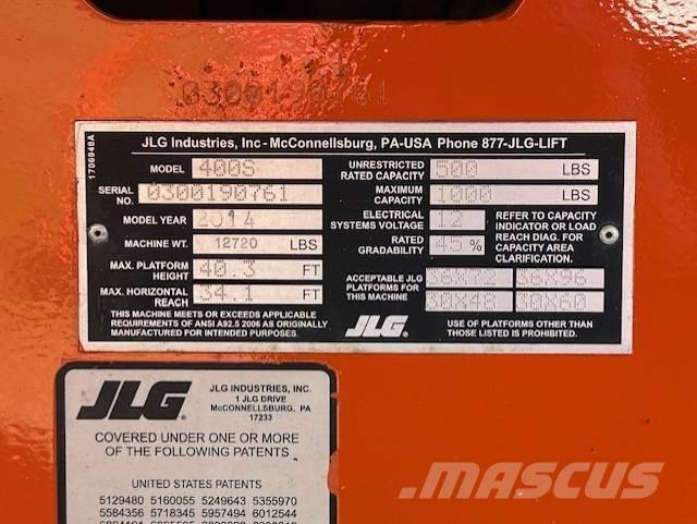 JLG 400S Autre nacelle élévatrice