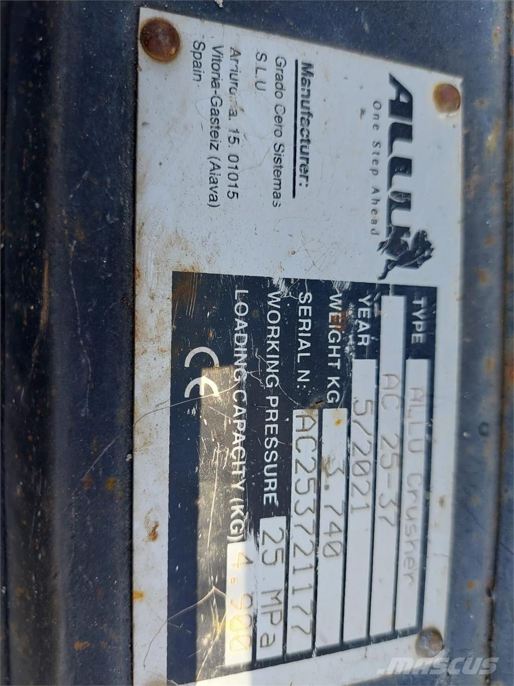 Allu AC 25-37 Construction - Autres