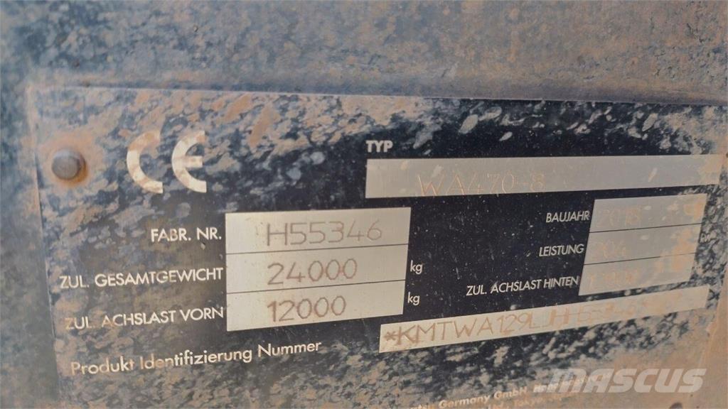 Komatsu WA 470-8 Chargeuse sur pneus