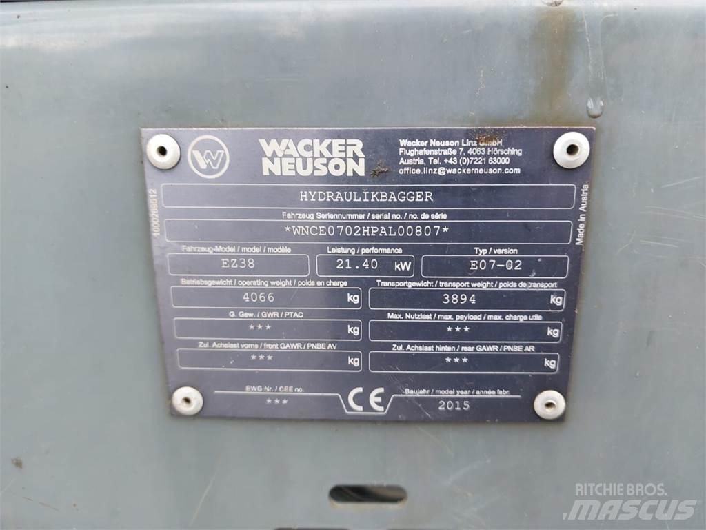 Wacker Neuson EZ38 Pelle sur chenilles
