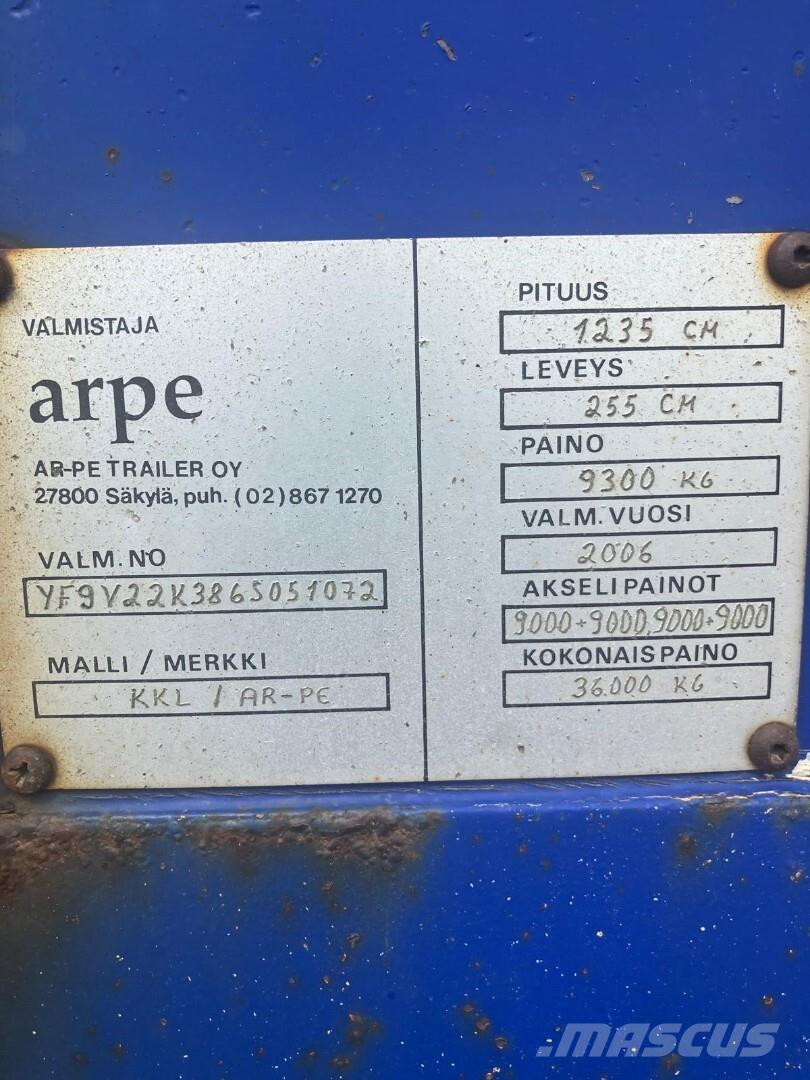 AR-PE KKL Remorque à rideaux coulissants (PLSC)