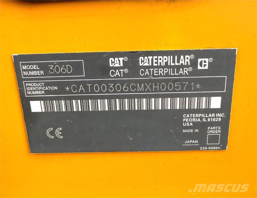 CAT 306D Mini pelle < 7t