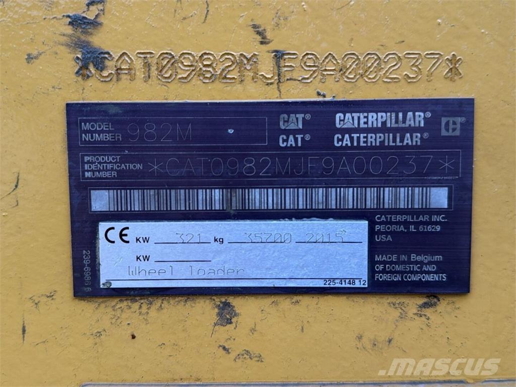 CAT 982 M Chargeuse sur pneus