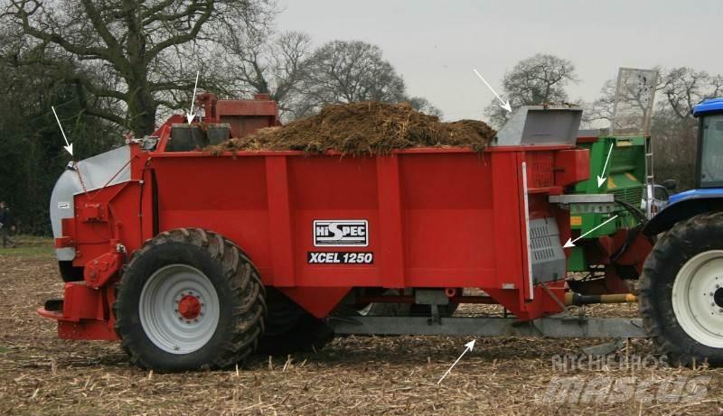 Hi-Spec Xcel 1250 Epandeur de fumier