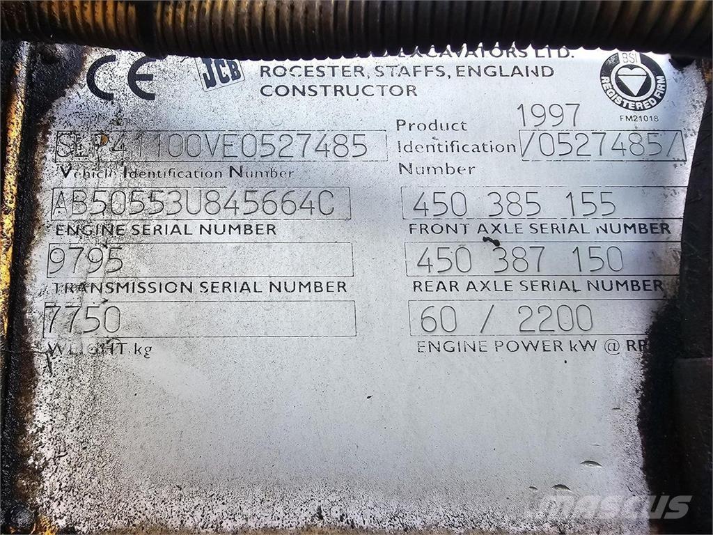 JCB 411 Chargeuse sur pneus