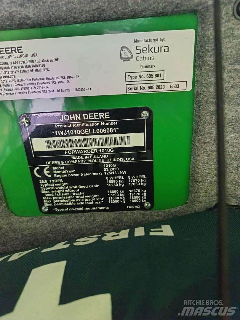 John Deere 1010G Porteur