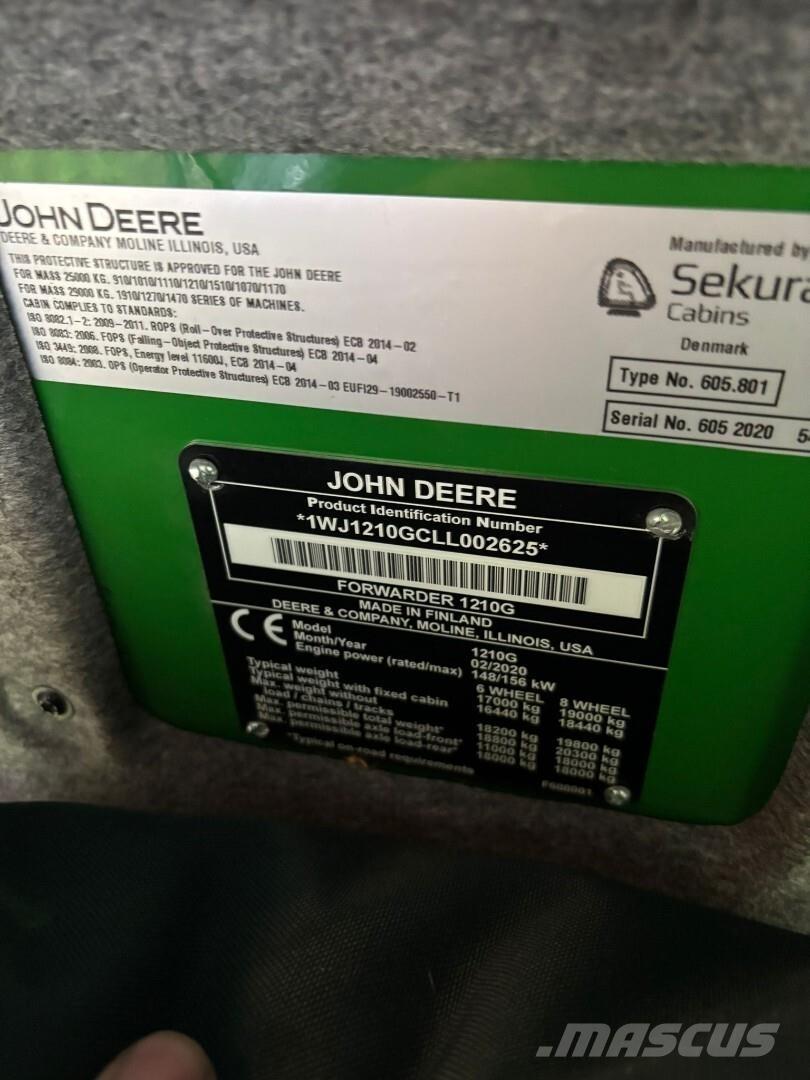 John Deere 1210G Porteur