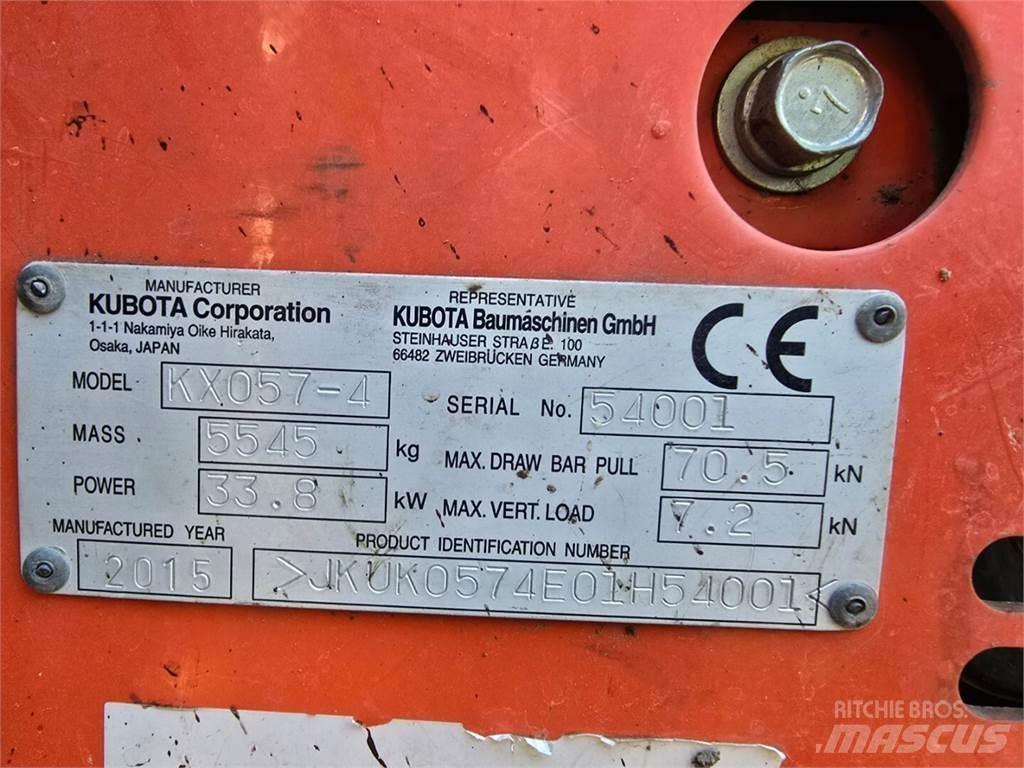 Kubota KX 057-4 Pelle sur chenilles