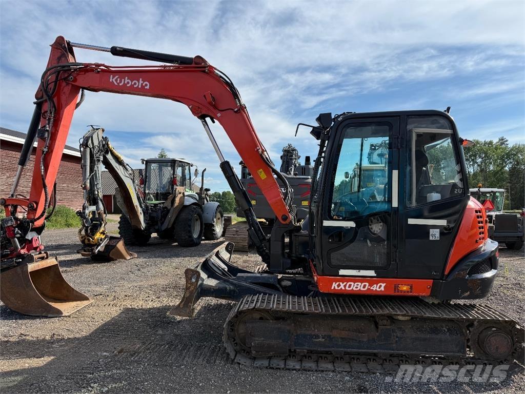 Kubota KX080-4 Mini pelle 7t-12t
