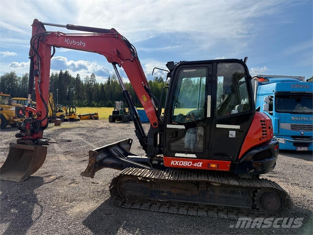Kubota KX080-4 Mini pelle 7t-12t