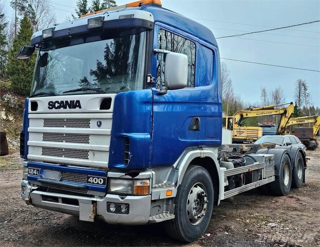 Scania 124 L 6x2 Camion ampliroll