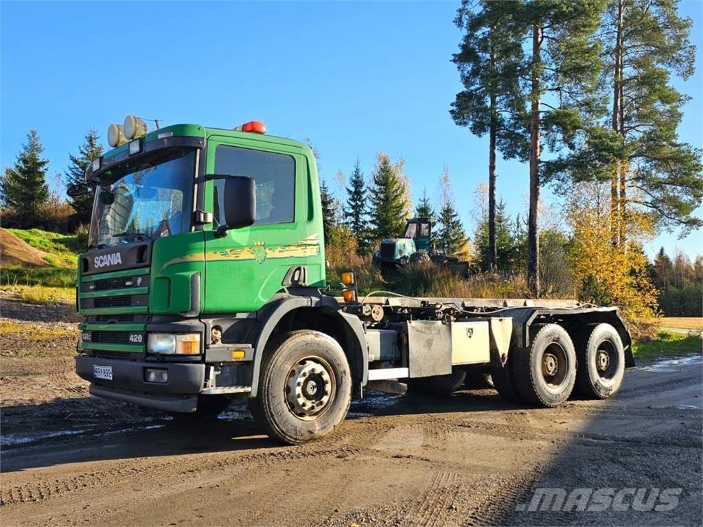 Scania 124C 6X4 Camion ampliroll