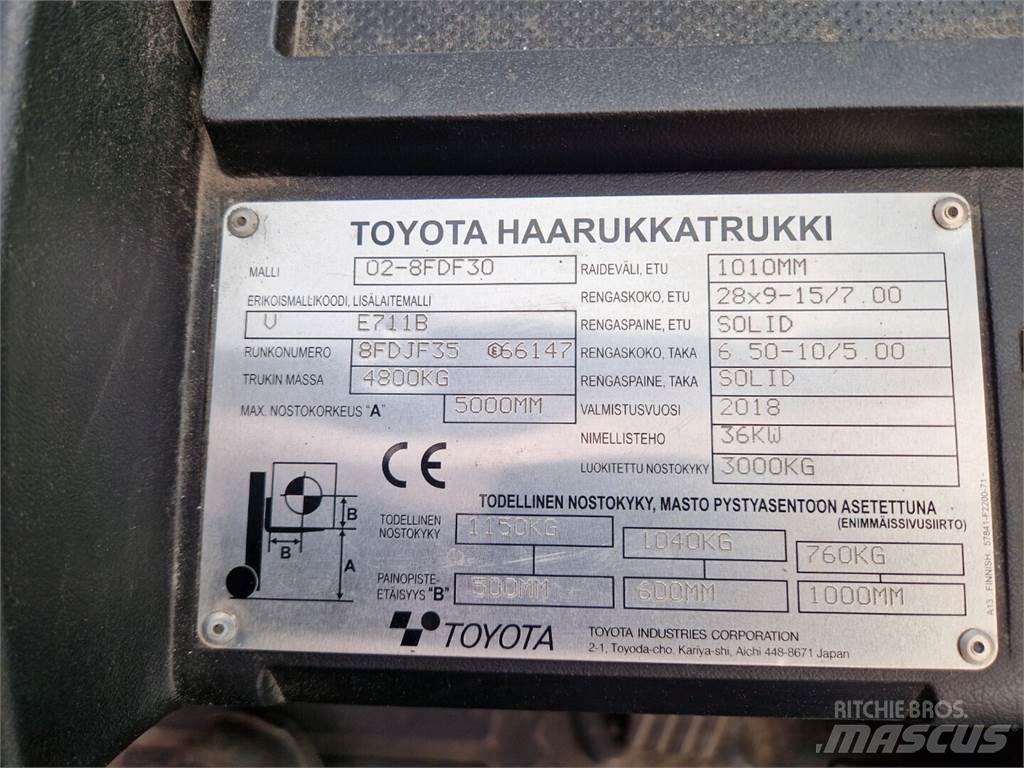 Toyota 02-8FDF30 Chariots diesel