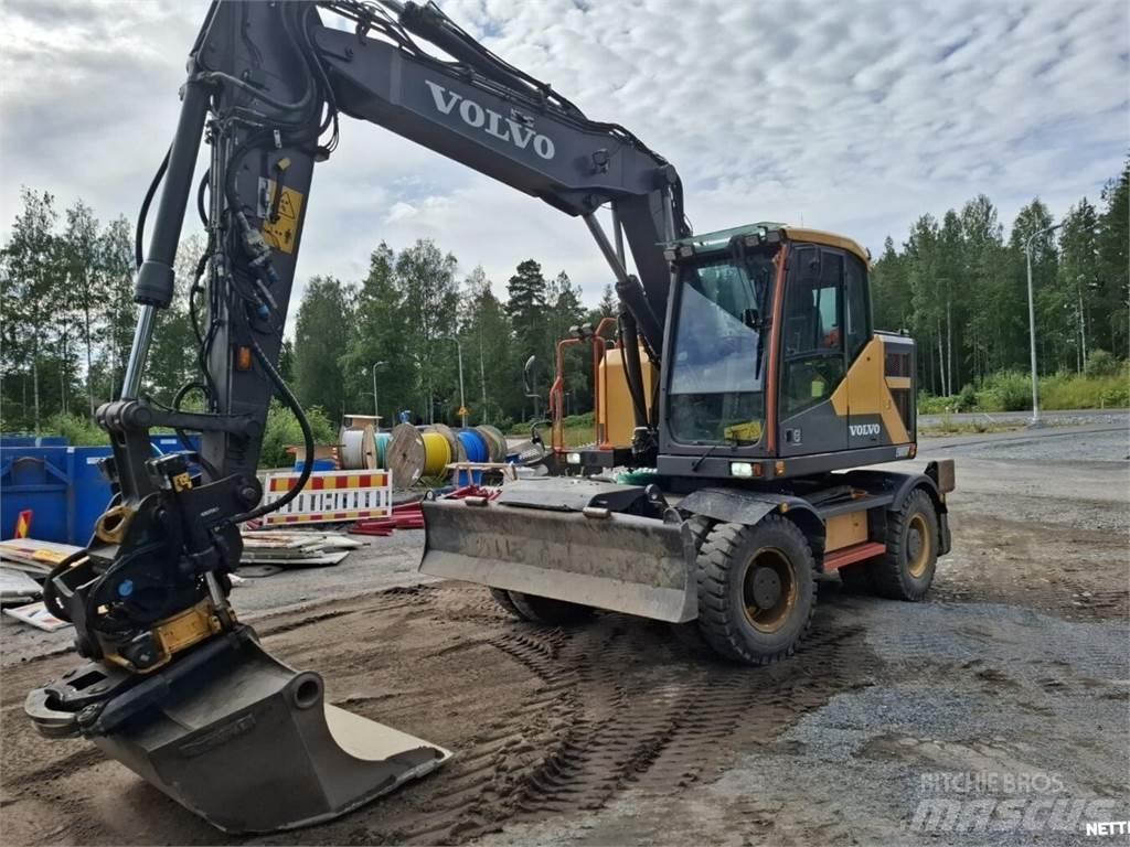 Volvo EWR 150 E Pelle sur pneus