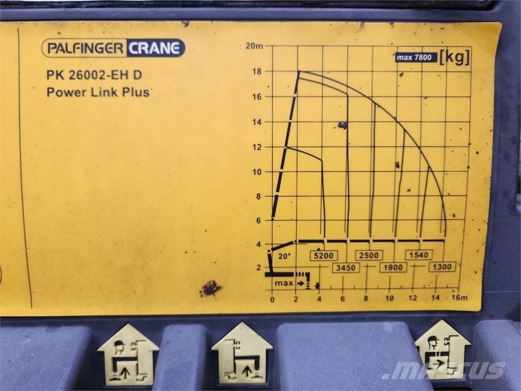 Volvo FMX 6x2 Camion plateau ridelle avec grue