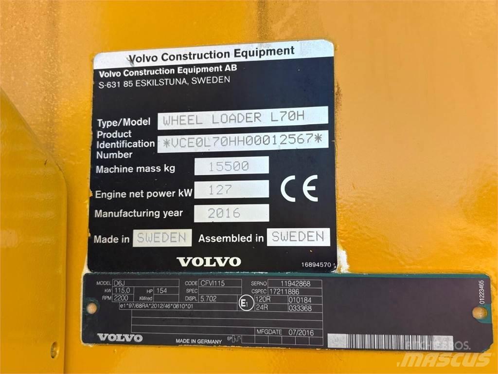 Volvo L 70 H Chargeuse sur pneus