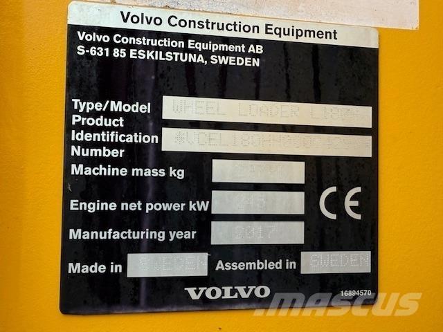 Volvo L180H Chargeuse sur pneus