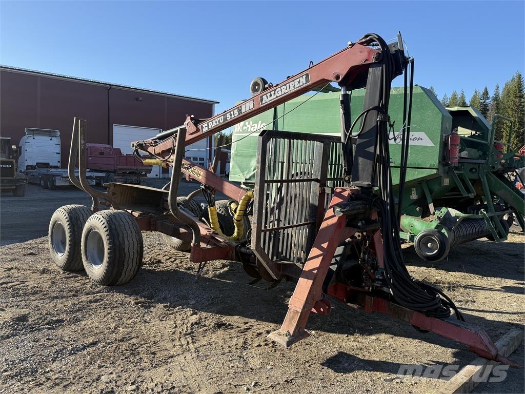 Patu 515 Remorque forestière avec grue